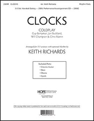 Clocks Handbell sheet music cover